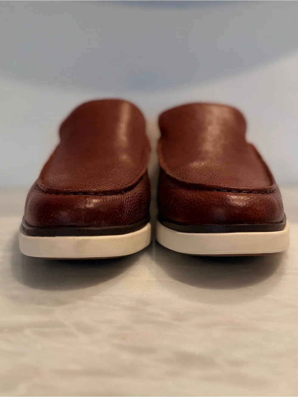 Allen Edmonds Carson Venetian Loafers Men’s 12 EEE Chili Leather Hybrid Slip-On